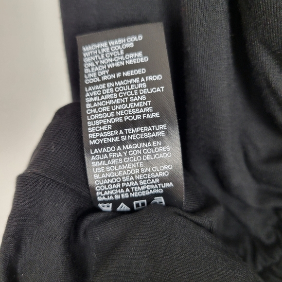 NWT Good American Ruched Adjustable Slit Maxi Dress Size Medium (2) in Black - Picture 13 of 14